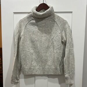 Jeanne Pierre Marled Gray Turtleneck Sweater